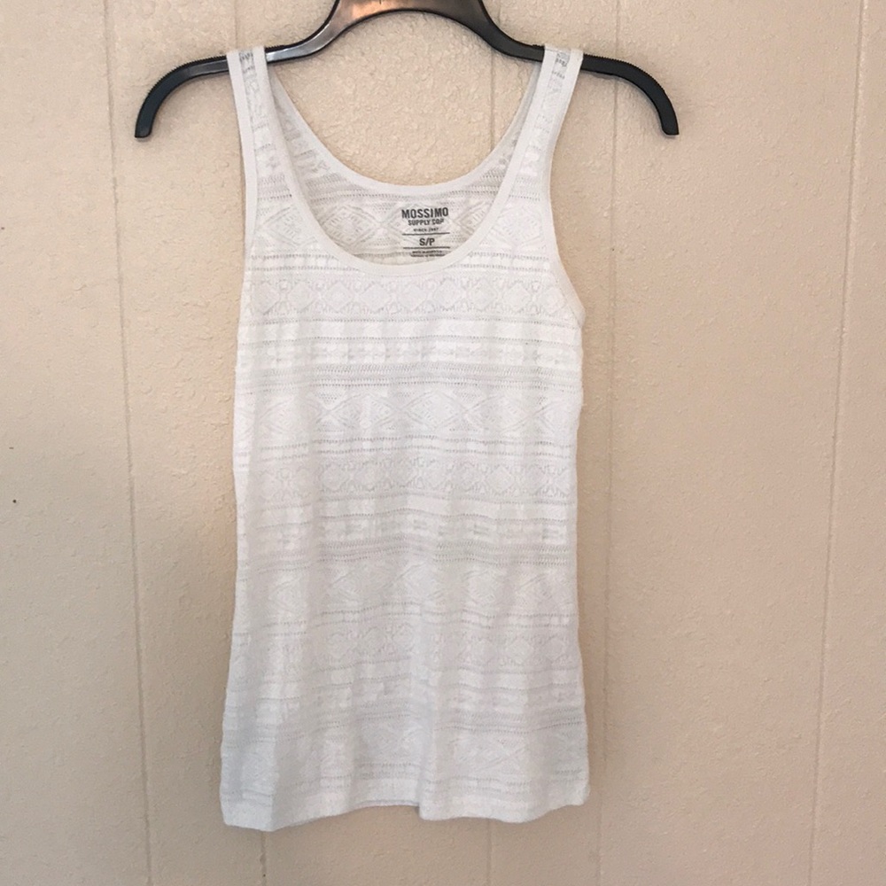 Mossimo Supply Co White Tank Top